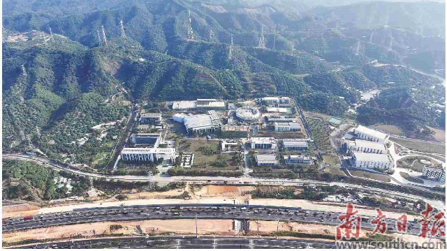 中國散裂中子源航拍圖。受訪者供圖