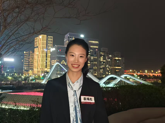 北京外國語大學葡萄牙語專業的香港學生袁稀彤