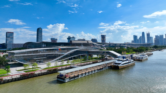 琶洲港澳客運口岸。通訊員供圖