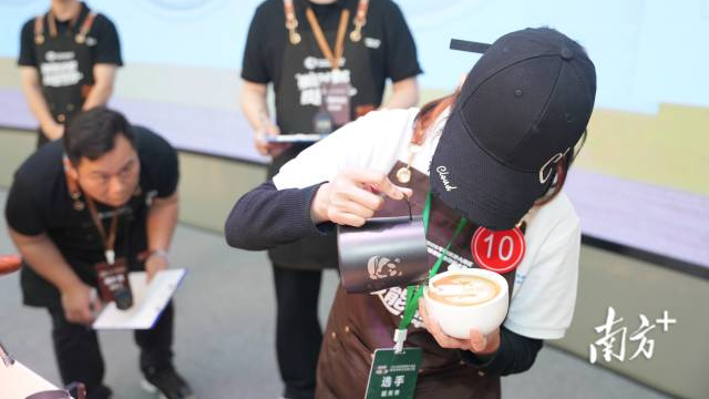 咖啡拉花制作項目。&nbsp;&nbsp;