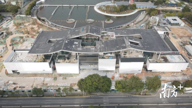 東莞市博物館新館鳥瞰。