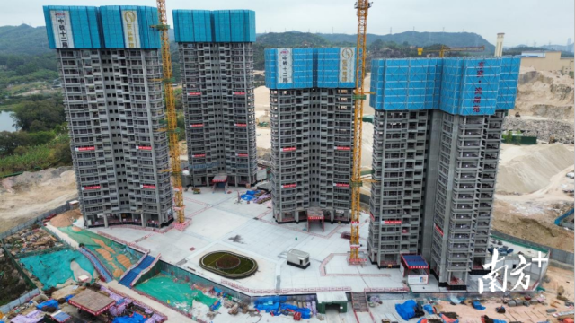 東莞厚街厚山配售型保障性住房項目現場。受訪者供圖