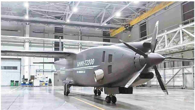 大型準(zhǔn)干線通用運(yùn)投無人機(jī)SUNNY-T2000。受訪者供圖.jpg