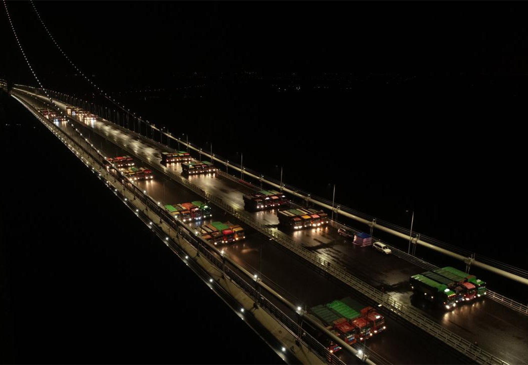 2019年3月12日，坭洲水道橋完成荷載試驗。3月14日，大沙水道橋順利完成動靜態(tài)荷載試驗，兩座主橋通過"體檢”,標(biāo)志著大橋建設(shè)符合設(shè)計要求和相關(guān)規(guī)范要求。